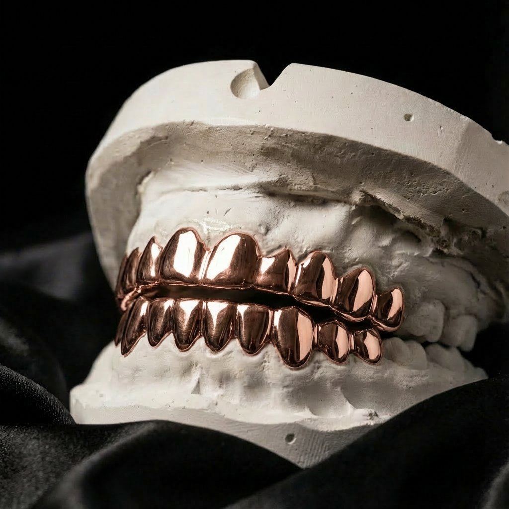 Grillz full set in rose gold
