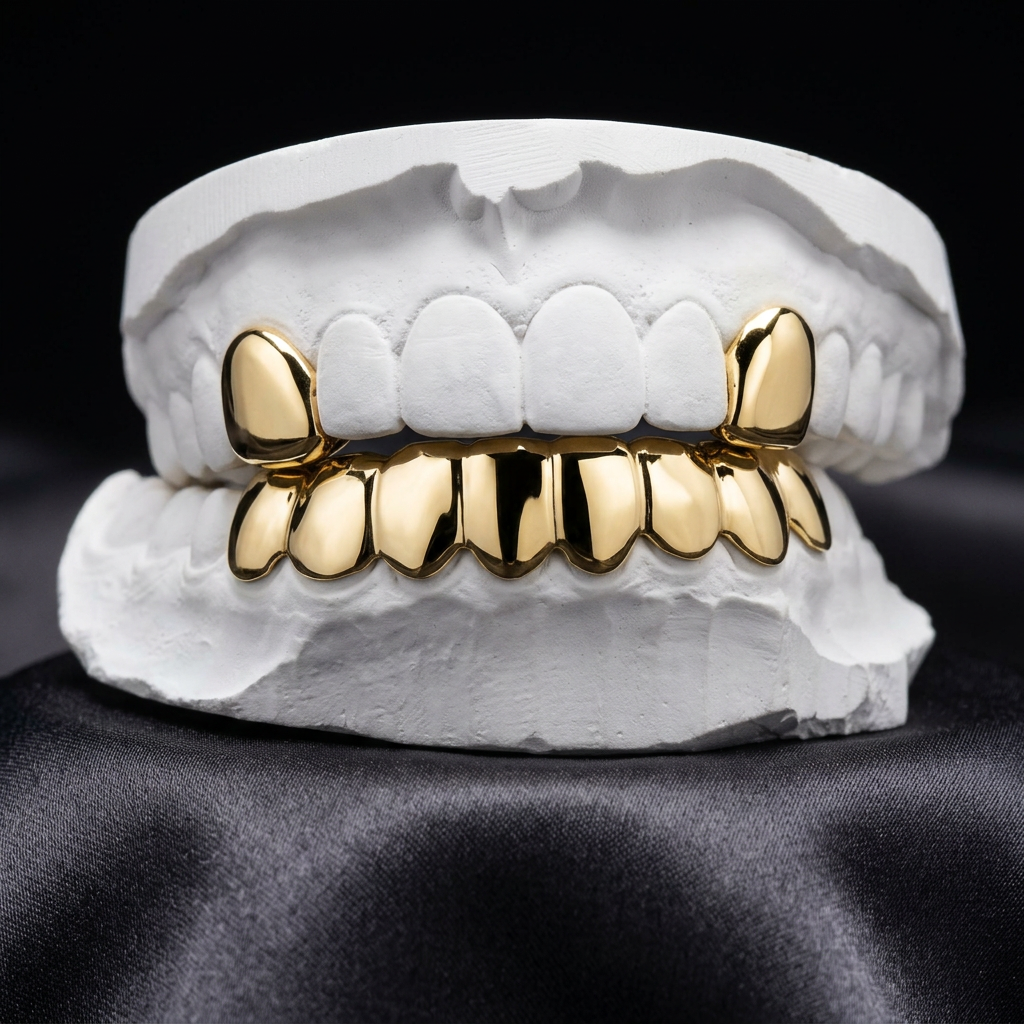 Grillz custom piece collection | Custom Full Row + Canines |