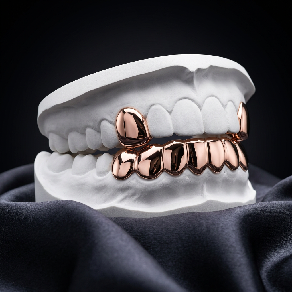 Grillz custom piece collection | Custom Full Row + Canines |